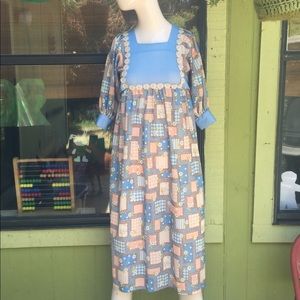 1970s Handmade Babydoll dress